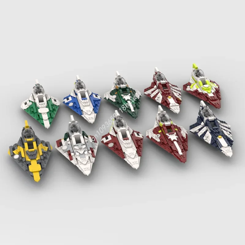 2996pcs MOC Delta 7B Starfighter Clone Wars Collection Star Battle Model Building Blocks Assemble Kids Toys Christmas Gifts