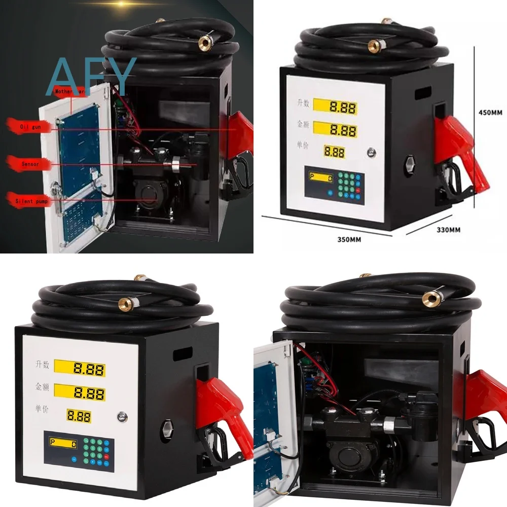 2026 JYC-60 for Diesel Fuel Dispenser for Electronic Metering Gear Pump System 12V 24V 220V Miniature Refueling Equipment for