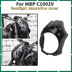 New For MBP C1002V C 1002V Headlight Decorative Cover Front Windshield Retro Decoration Headlight Pig Head Cover MBP C1002V