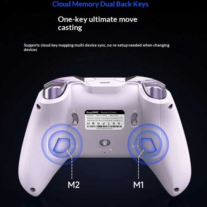 D10 Wireless Gamepad Bluetooth Game Controller TMR Sticks Charging Dock for PC/Switch/Phone/Steam Gamepads