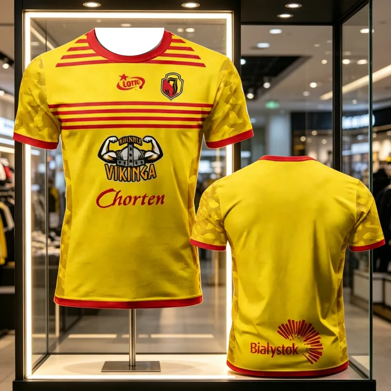 New 3D 2026 Jagiellonia Białystok Football Jersey Polish Special Summer Sports Jersey Tshirt Koszulka Family Matching Top