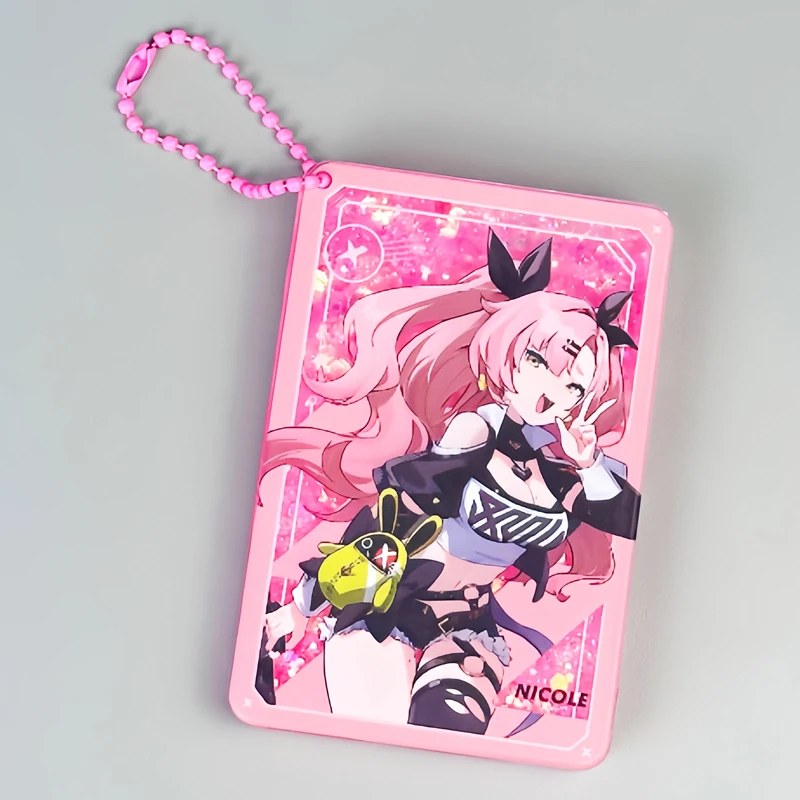 

Anime Zenless Zone Zero Nicole Demara Cosplay Acrylic Backpack Decoration Pendant Keychain Quicksand Mahjong Birthday Xmas Gift