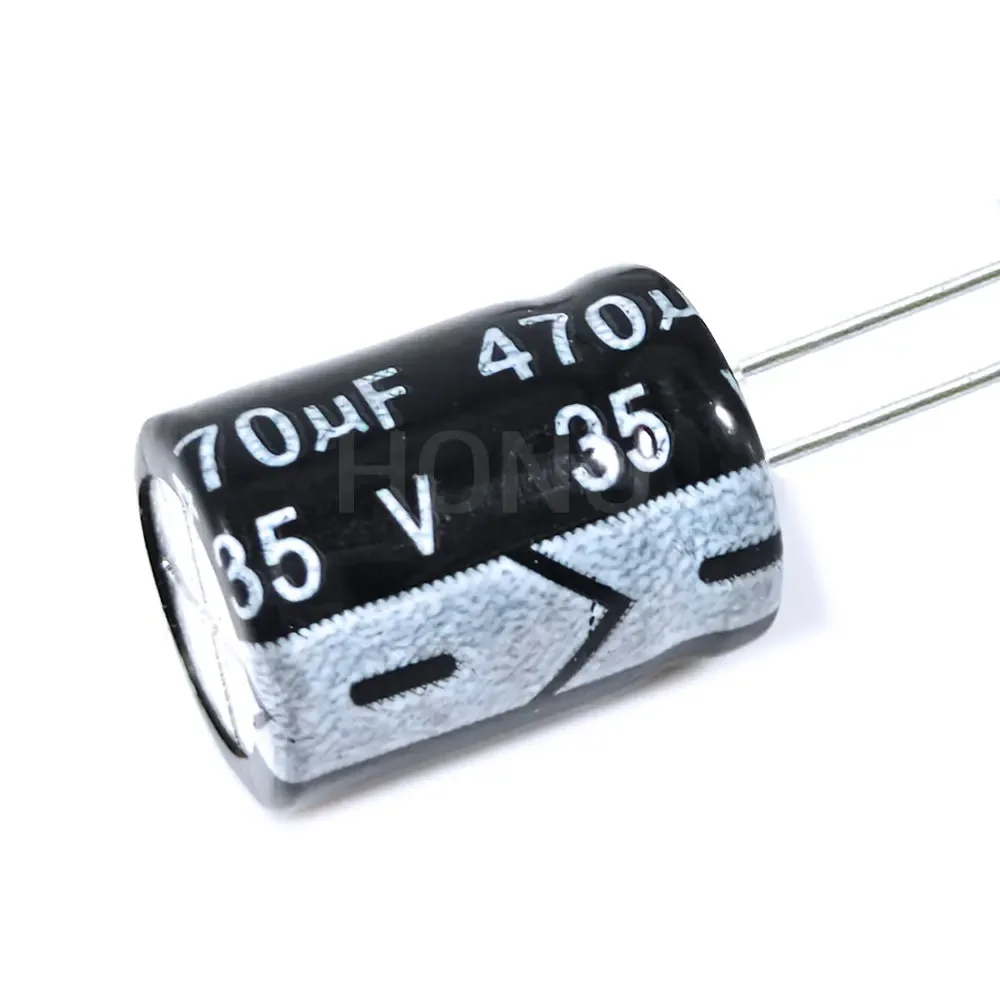 10PCS 470uF 35V 470MFD 35Volt 10*13mm Aluminum Electrolytic Capacitor Radial 470mf35v 470uf35v 35v470mf 35v470uf ±20%​