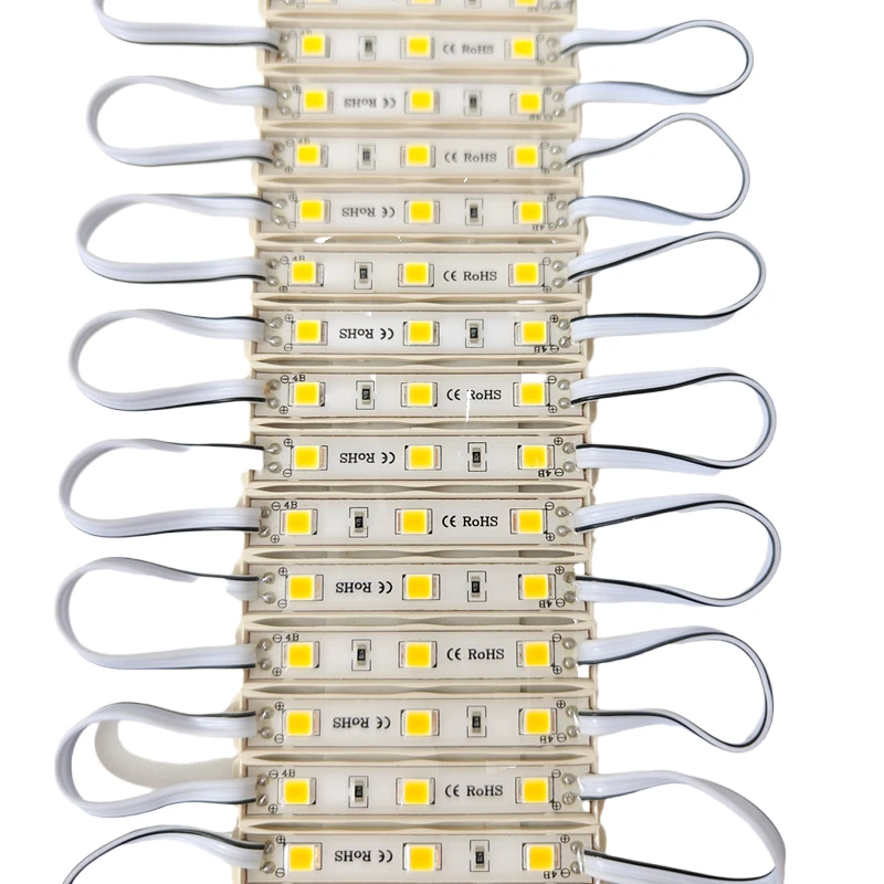 100 stks/partij Super Heldere SMD 5054 LED Module Advertentie Ontwerp Hoge Kwaliteit LED Module Verlichting 3 LED DC12V