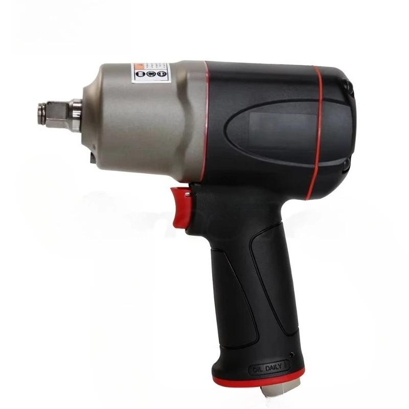 Heavy Duty 1/2 Inch Double Hammer Pneumatic Impact Wrench, Automotive Tools, Made in Taiwan 1100NM LEMATEC LE-IWT-R102