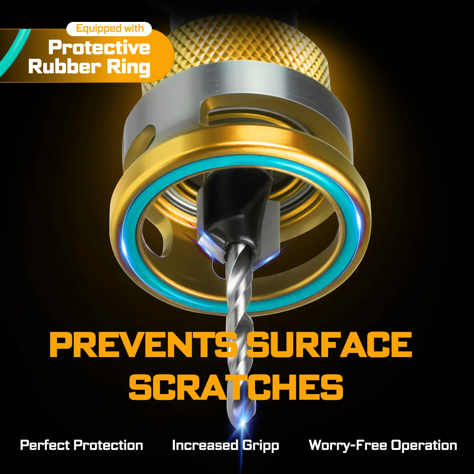 Juego de brocas avellanadoras Geinxurn, brocas avellanadoras de acero de alta velocidad CNC de precisión para madera, plástico y Metal