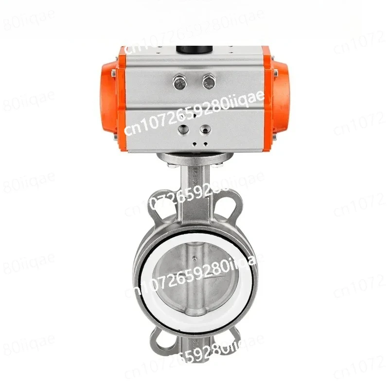

D671F-16P stainless steel clamp type pneumatic butterfly valve DN50 65 80 100 125 150 200