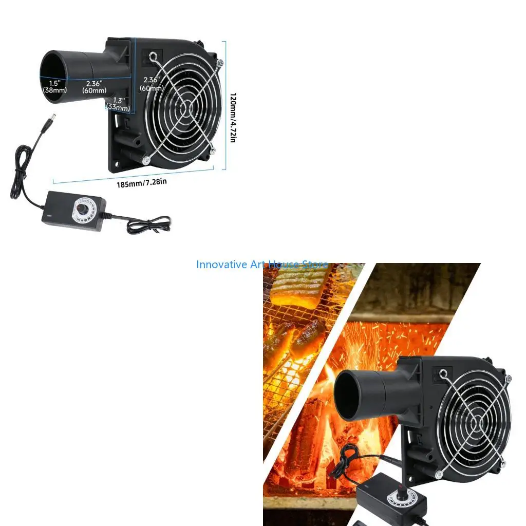 E1PC High Speed 120Mm Blower Fan With Adjustment Speed For DIY Cooling Projects