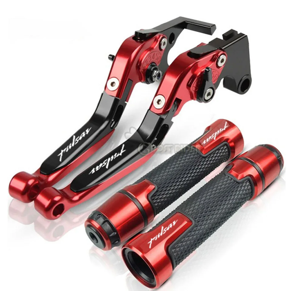 

For Bajaj Pulsar 200 NS/200 RS/200 AS Motorcycle Adjustable Folding Brake Clutch Levers Handlebar Hand Grip