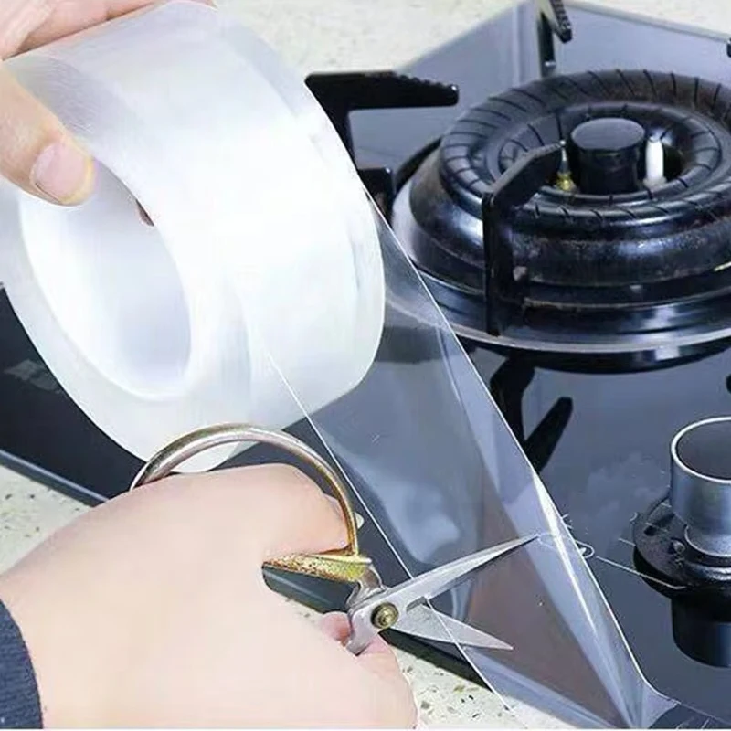 Nano Double Sided Adhesive Tape Strong High Viscosity Transparent Thicken Waterproof And Traceless Acrylic Tape Household Items