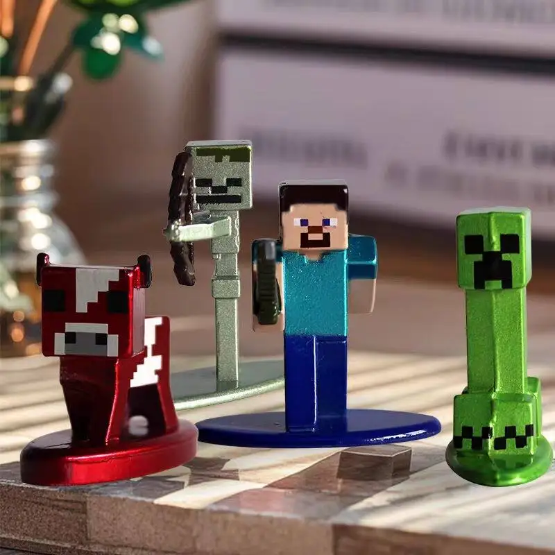 Jada Minecraft Nano Metalfigs Blind Bag 100% Die-Cast Metal Mini Figure Steve Creeper Axolotl Mystery Toy Collectible Gift view 3
