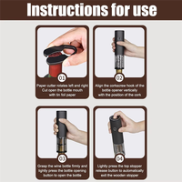 -ABLP Electric Wine Opener Set Ideal For Home Bar, Kitchen Parties, Gifts,Battery Operated