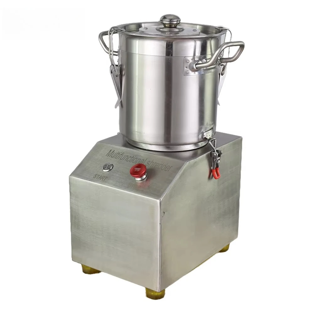 13L Large Capacity Commercial Food Processor Fritter Machine Meat Mincer Stainless Steel Factory Outlet