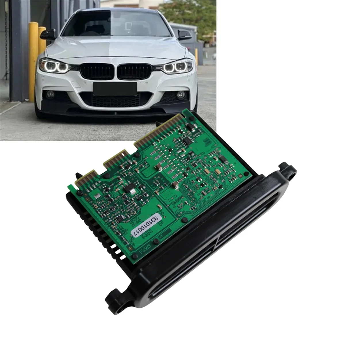 63117316186 자동차 제논 TMS LED 헤드라이트 제어 모듈, BMW 3 시리즈 F30 F31 F34 F35 2011-2016, 팔로우 기능 포함