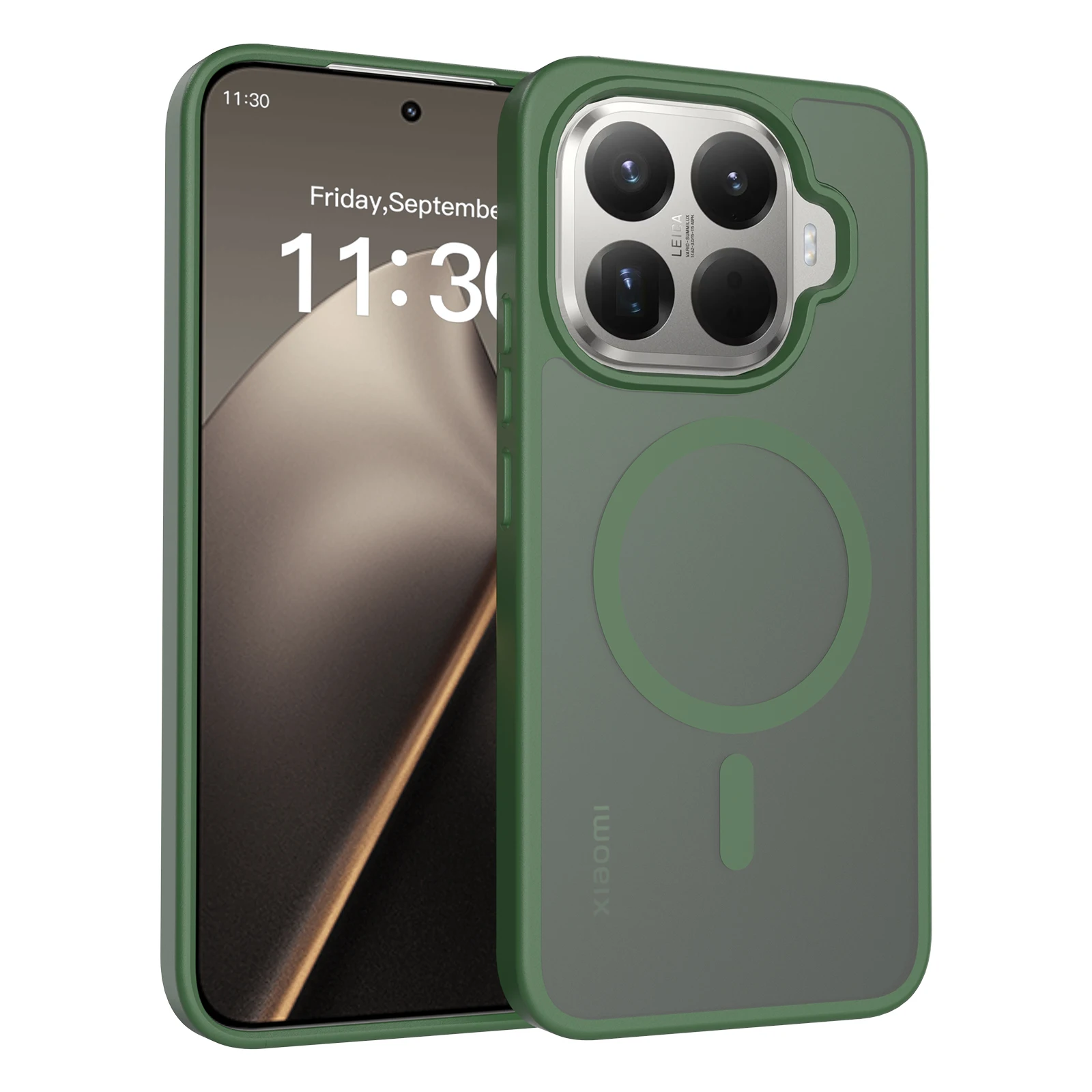 Für Xiaomi 17t Pro: Matte Schutzhülle mit Magnetverschluss, für Xiaomi 15t Pro: Anti-Fingerabdruck, rutschfeste PC+TPU-Hülle. – Detail 9