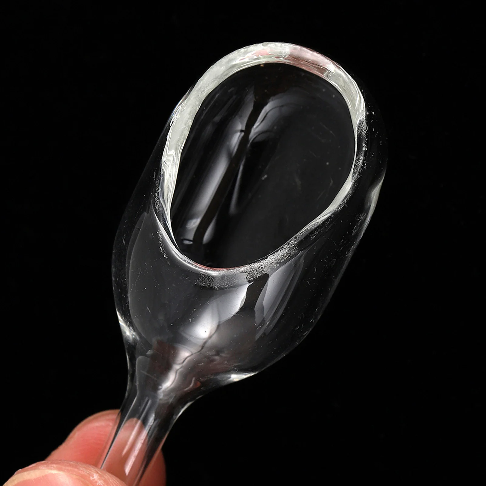 2 قطعة زجاجات وزن زجاجية شفافة البورسليكات الزجاج وزنها قمع مجموعة لنقل عينة المختبر بيانات الاختبار الدقيق #5