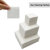Thick 500PCS Gun Cleaning Patches Cloth Tactical Square Gun Wipe for Rifle Handgun Pistol Maintenance Hunting Shooting Accessory
