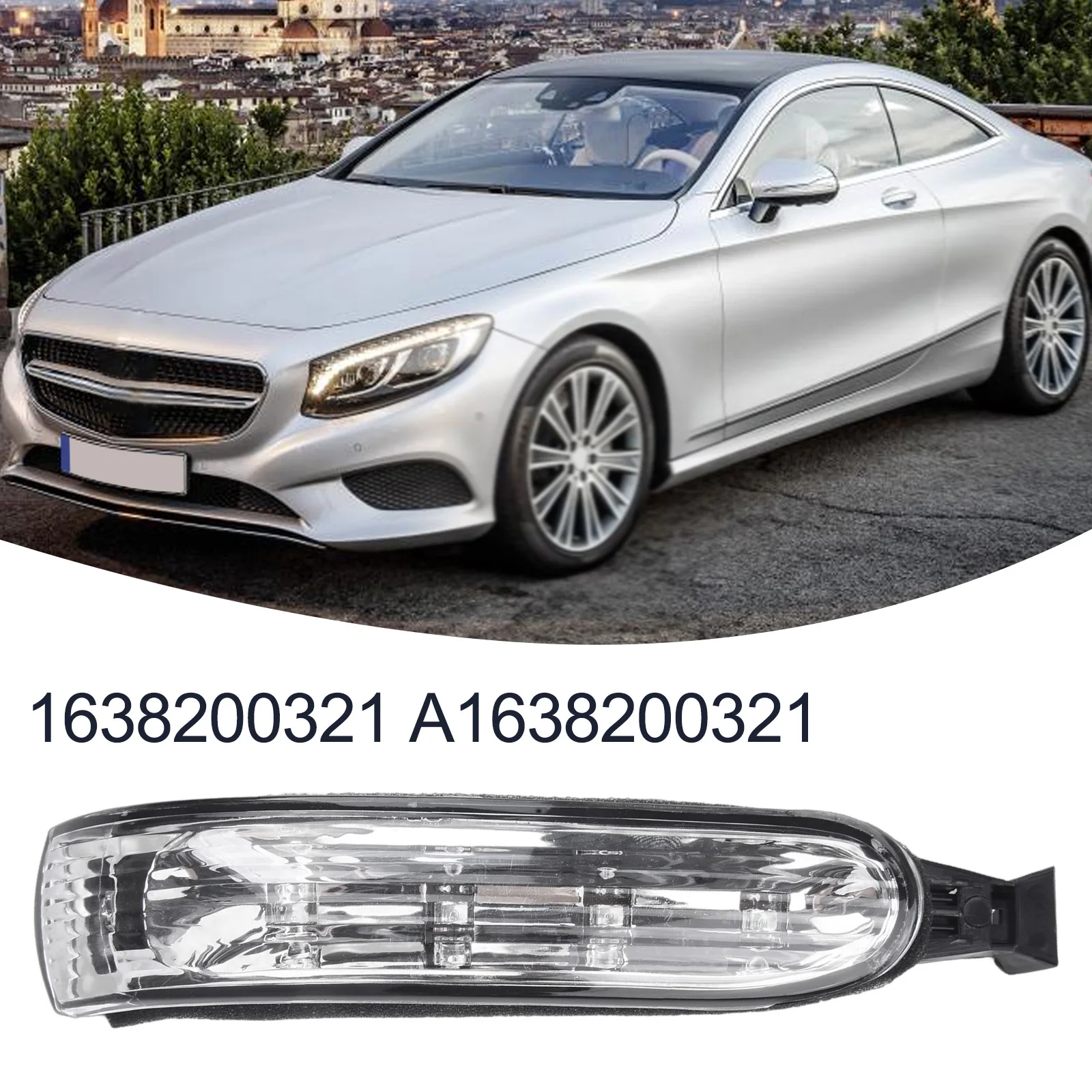 Easy Installation Blinking Light Blinking Light A1638200321 Black For Mercedes Gray Plastic 1pc Blinking Light