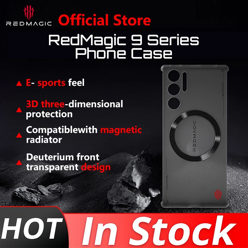 Original REDMAGIC 9Pro 9 pro+ 9 pro plus E-sports heat conduction Protective case  Redmagic 9pro 9pro+ 9 pro plus