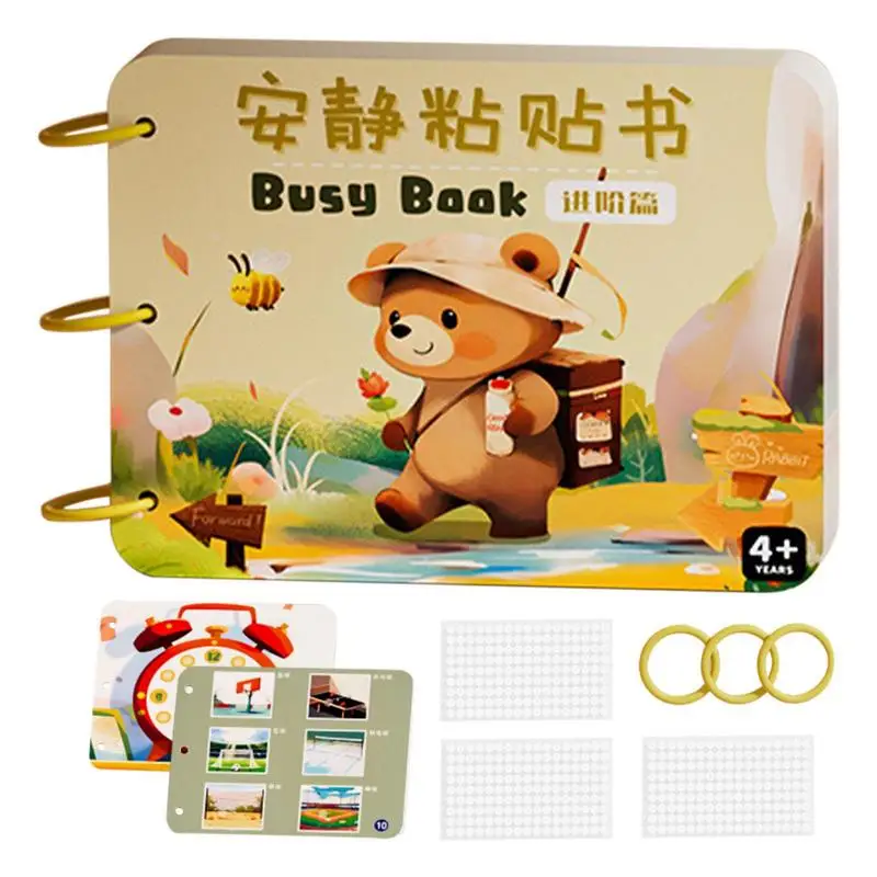 

Preschool Busy Book Toddler Learning Busy Book Sensory And Busy Educational Toys Kids Travel Toys Christmas Birthday Gift For