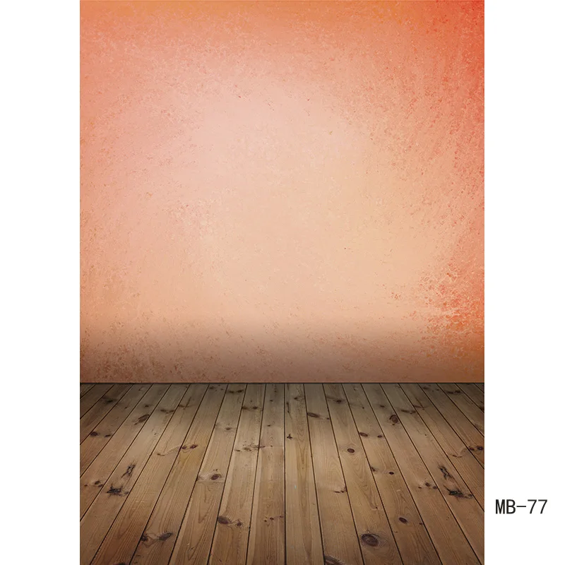 Shengyongbao ฉากแบคดรอปถ่ายภาพแบบไล่ระดับสีสไตล์วินเทจผนังอิฐพื้นไม้ MB-37พื้นหลังสำหรับเด็ก