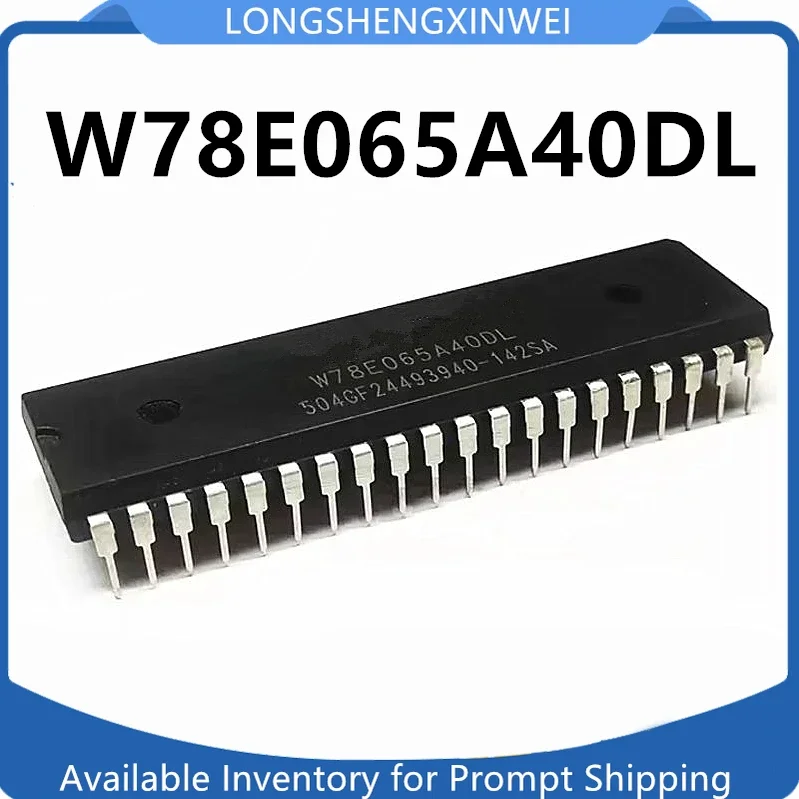 

1PCS W78E065A40DL W78E065A40 Inline DIP-40 Microcontroller Chip New Original Stock