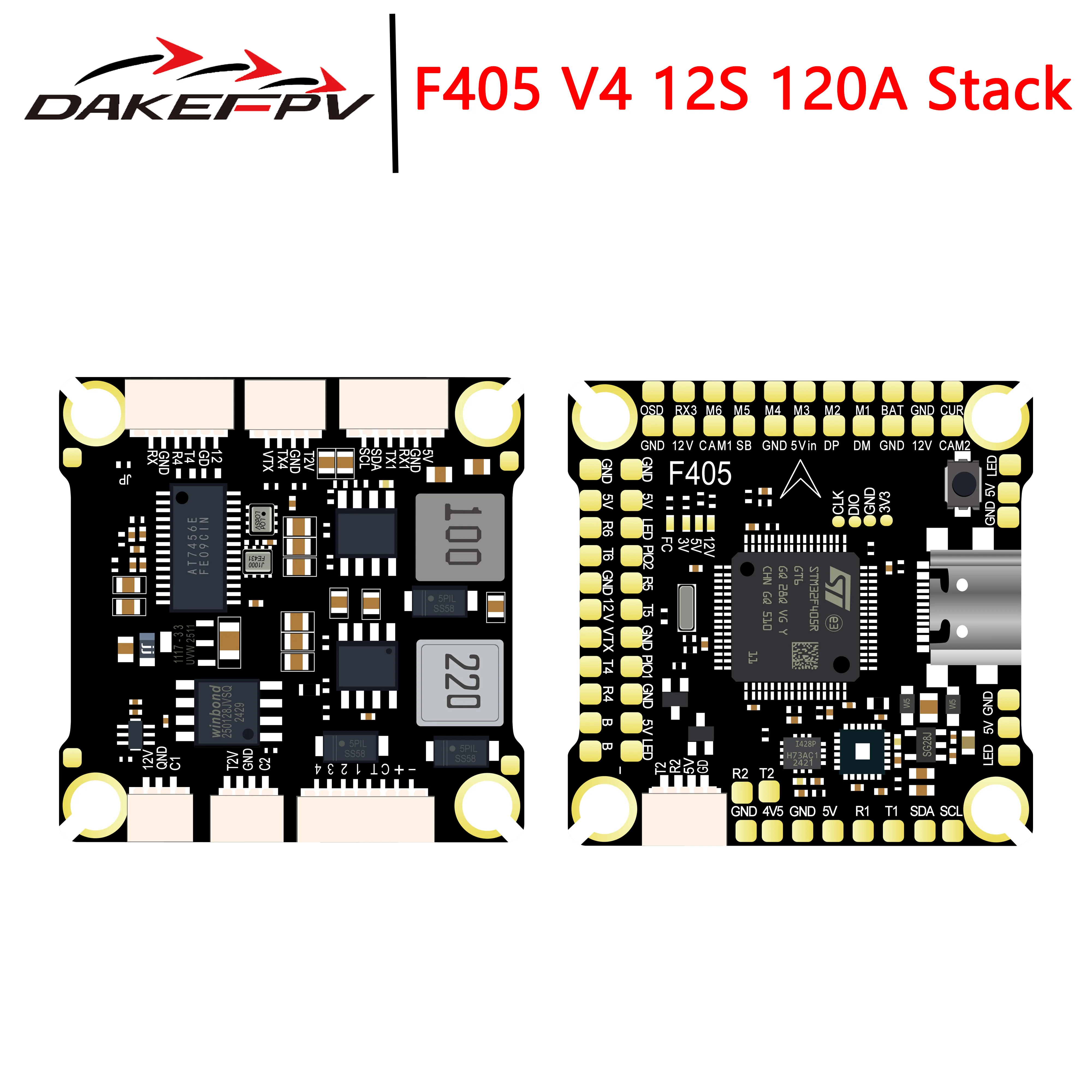DAKEFPV F405 V3 FC 12S 100A / - Betaflight Fc F4 avis et prix