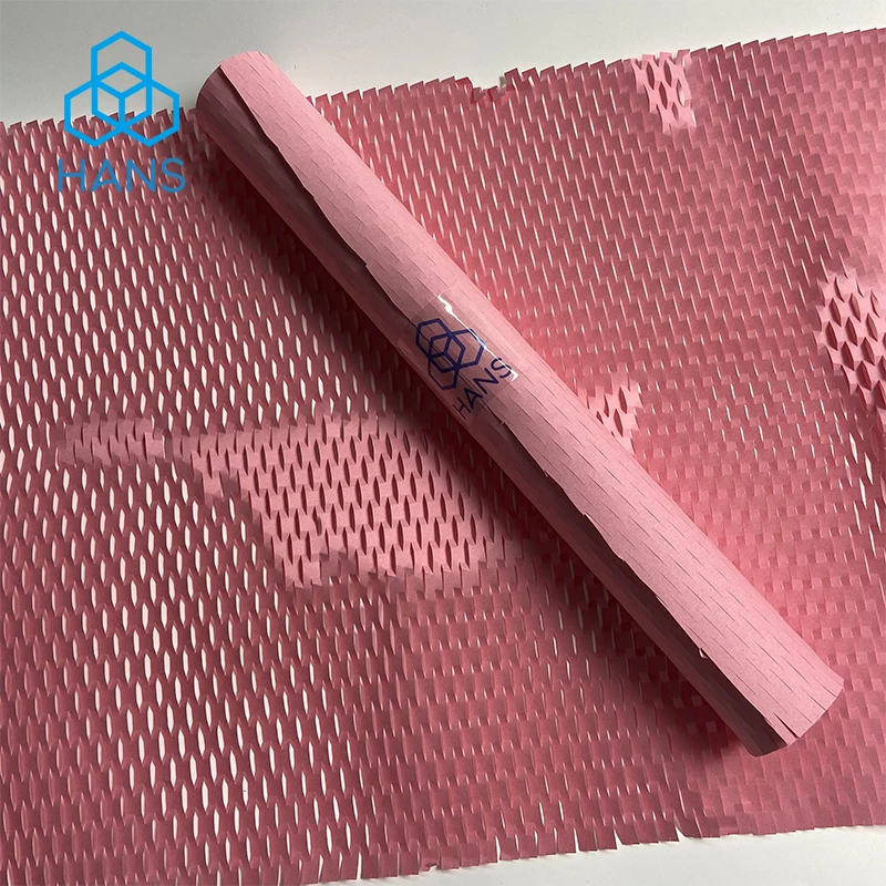 

pinkHeavy-Duty HoneycombEco-friendly Biodegradable Bubble Wrap Alternative Perfect for Moving and Shipping