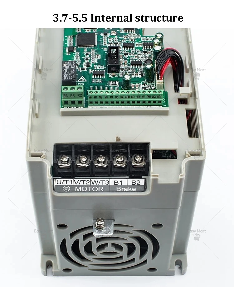 Delta Inverter Ultra Low Noise Mini Three Phase  220V 380V 0.4/1.5/2.2/kw Speed Regulation Inverter
