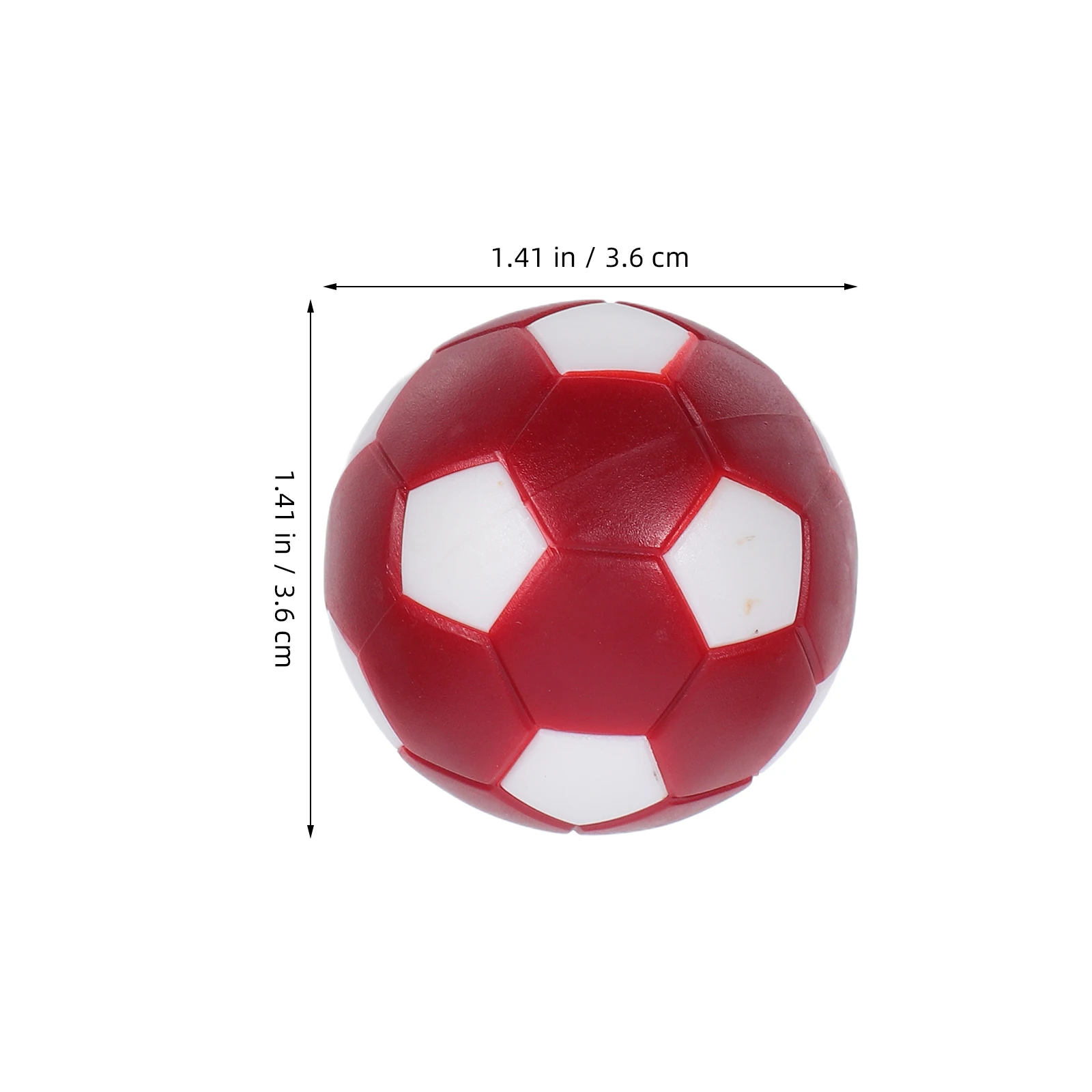 ลูกฟุตบอลโต๊ะฟุตบอล 14 ลูก สีสันสดใส ขนาด 36 มม. สำหรับเปลี่ยน ใช้งานได้ดี อุปกรณ์เสริมฟุตบอลโต๊ะ ลูกฟุตบอลโต๊ะ