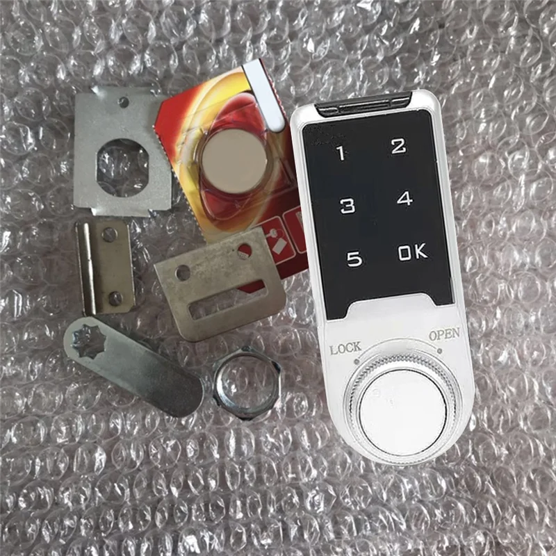 1 Set Blocco tastiera Tastiera elettronica Catenaccio monocilindrico Combinazione digitale Doppia sicurezza