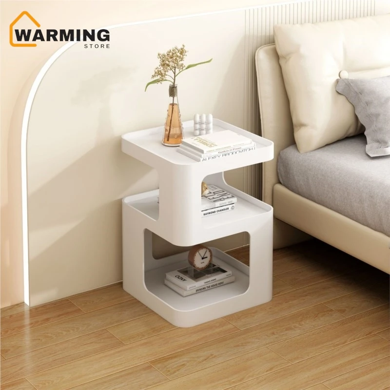 Warming 520 Bedside Table Home Bedroom Small Wrought Iron Bedside Shelf Simple Modern And Creative Bedside Table Night Stand