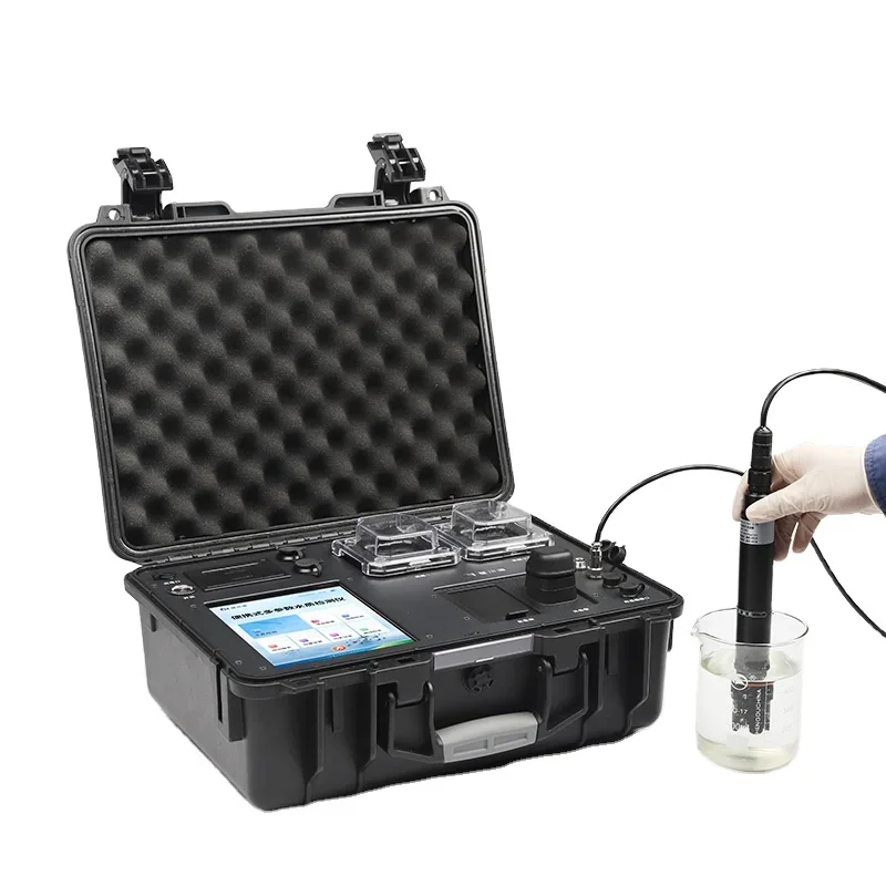 Portable Testing Equipment Full Set of Accessories with Sensor Module and 1 Set of Reants for COD Detection