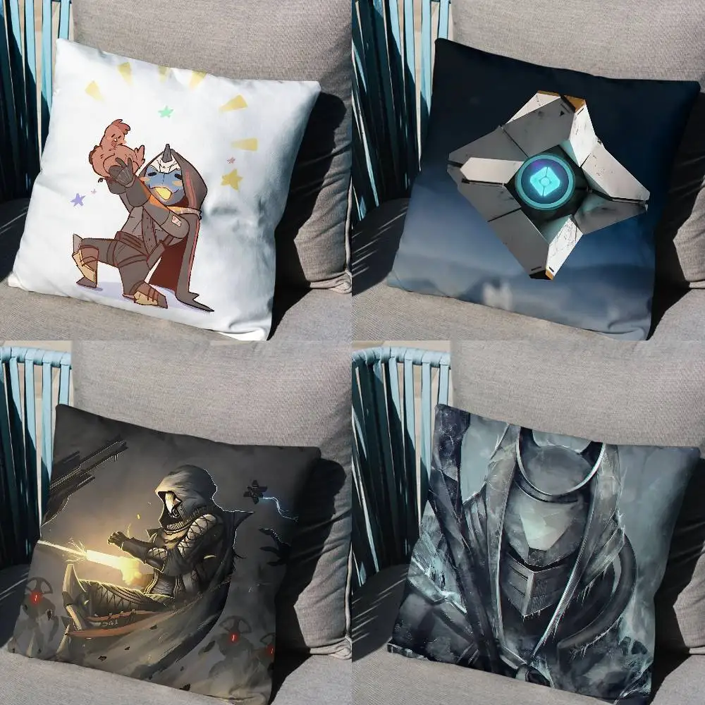 

Cayde 6 Witness Destiny 2 Pillow Case Square Double-Sided Printing Short Plush Sofa Cushion Cover Bedroom Bedside Pillow