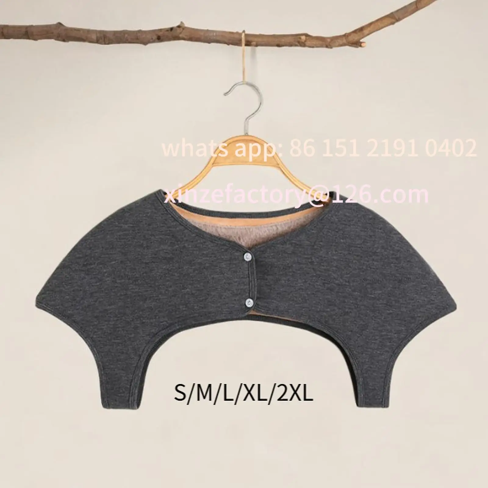 

Настраиваемая зимняя теплая повязка для плеч, теплая повязка для плеч, искусственный воротник, защитная теплая повязка для пожилых женщин