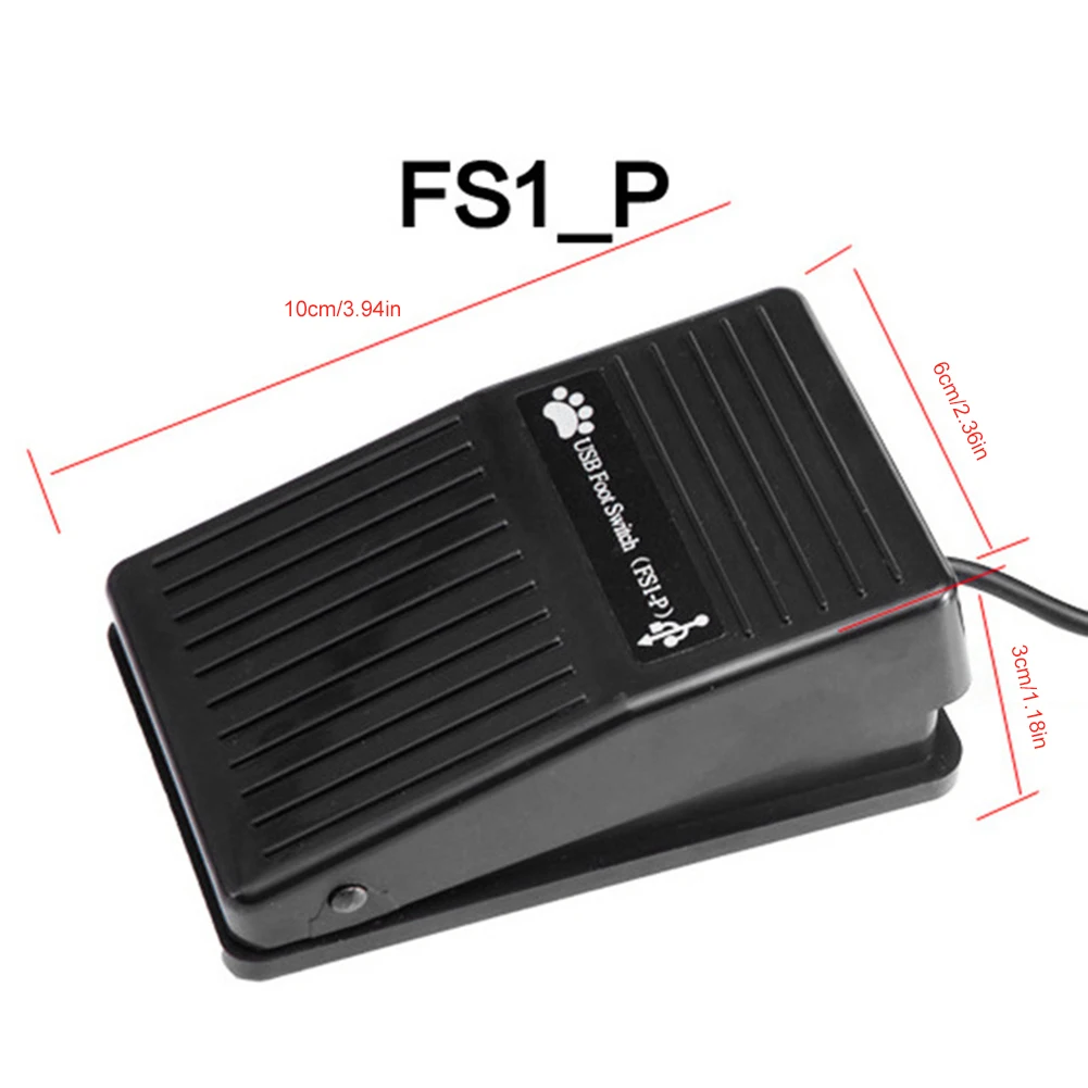 USB Foot Switch Keyboard Pedal for HID PC Computer USB Action Switch Control Pre-Program Key Functions Mouse PC Game Accessories