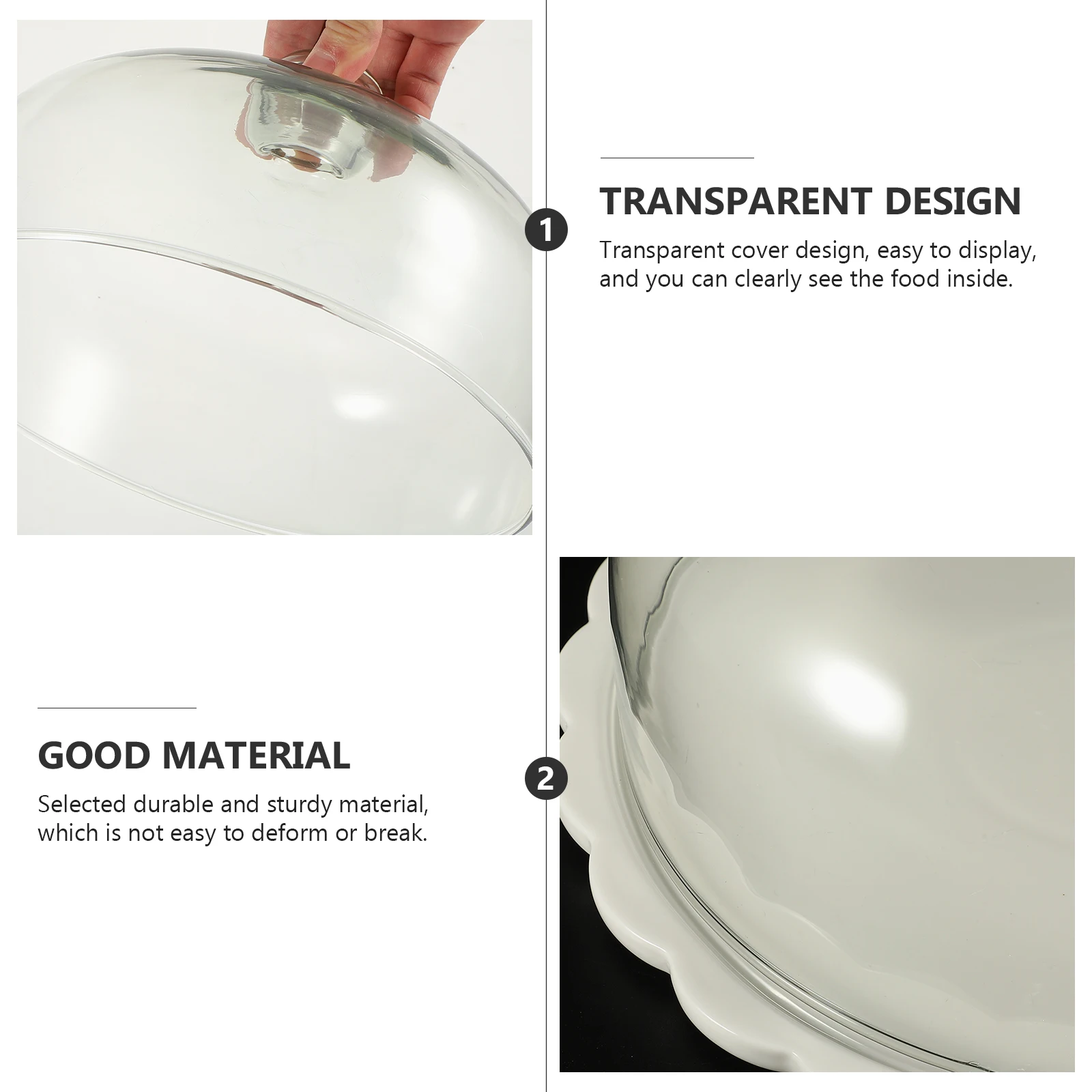 

Ceramic Cake Tray Dome Cover Dessert Display Stand Party Cake Serving Plate Design Dessert Serving Tray