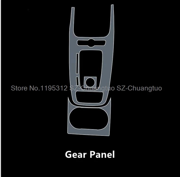 TPU Protective Film For  Jetour X70 2018 2019  Car Interior Center Console Transparent Anti-scratch Repair Film Accessories