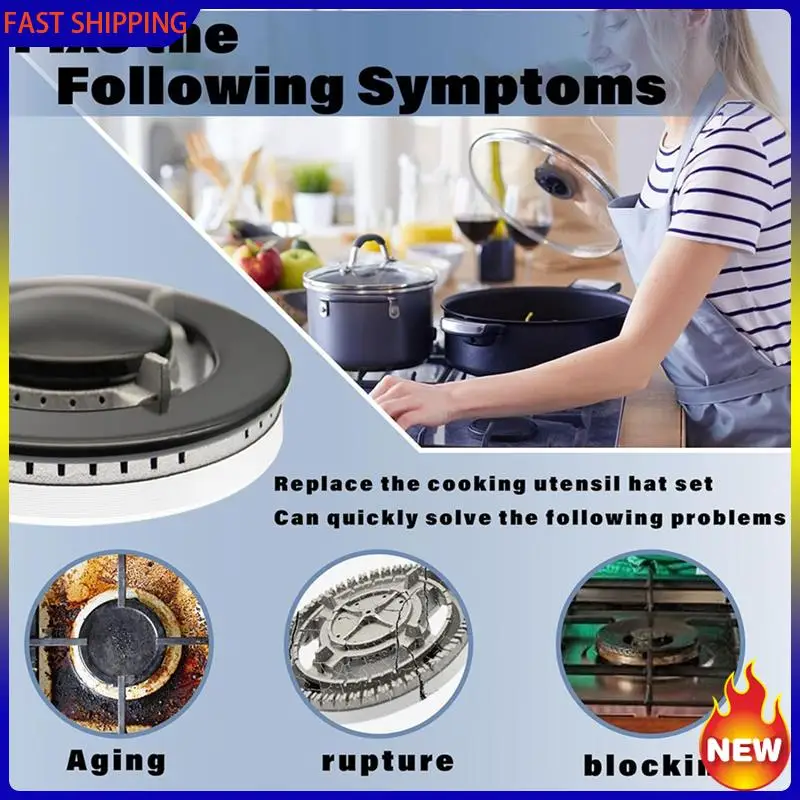 

Especial 2 Set Gas Stove Burner Caps,Gas Stove Burner Caps Set Burner Caps For SABAF Stove Top Covers For SABAF Stoves