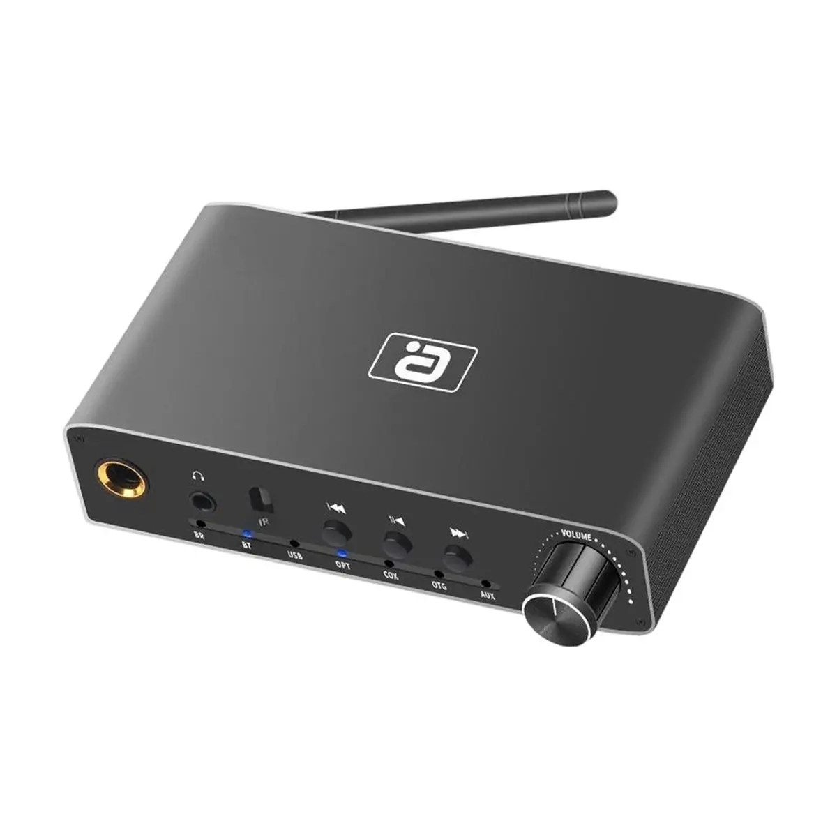 Bluetooth 5.3 Receiver Transmitter Coaxial Optical Bypass Digital to Analog Audio Converter PC-USB Headphone Amp