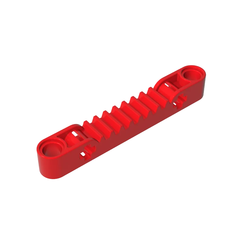 Gobricks 87761 1PC blocs de construction bricolage 1x7 barre d'engrenage avec trou de boulon d'arbre pièces compatibles assemble créatif pour enfants jouet adulte