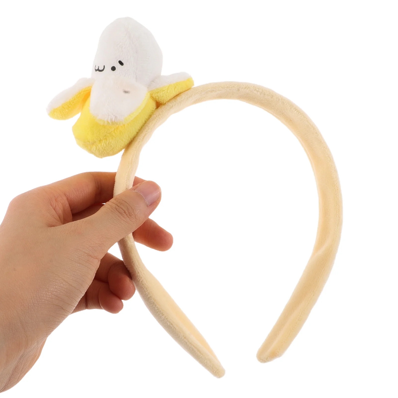 

4 шт., обруч для волос в виде банана, забавная повязка на голову с пищевой тематикой для мытья лица, макияжа, многоразовая повязка для ухода за кожей для женщин и девочек, вечерние