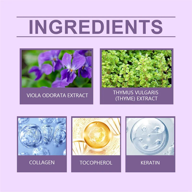 Mascarilla mágica de queratina púrpura para el cabello, reparación en 5 segundos, cabello dañado y rizado, suave, brillante, hidratación profunda, cuidado nutritivo, belleza