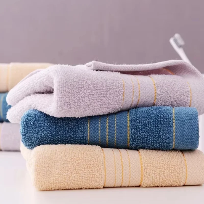 2pcs Pure Cotton Towel Jacquard Household Face Wash Water Absorbing Face Towel Gift Manufacturing Embroidered Towel image 5