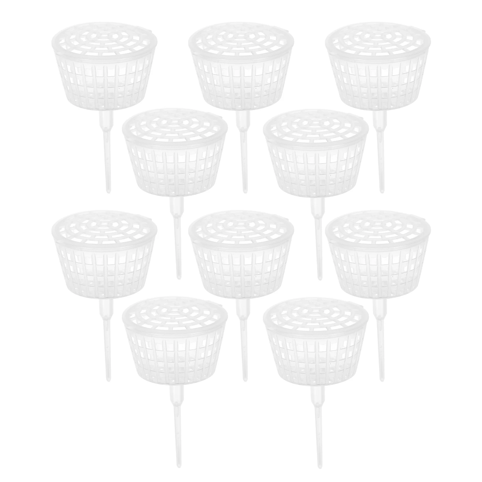 

10 Pcs Box Basket Garden Bonsai Fertilization Tool Holder Flower Cover Gardening Accessory Pp Container