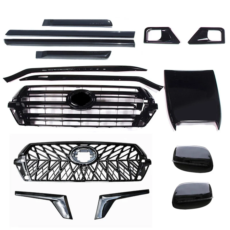 For Toyota Land Cruiser 200 BLACK EDITION Modification LC200 body kit front grill,Exterior Accessories,Rearview Mirror Cover