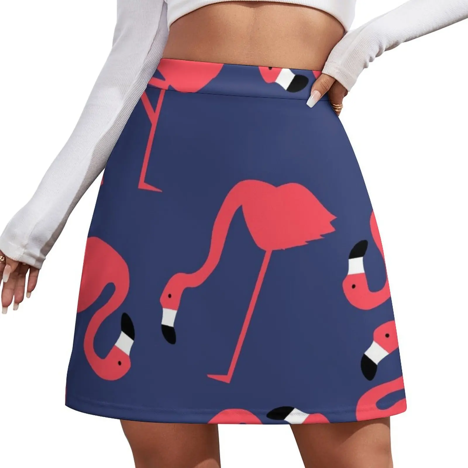 

Fluorescent Flamingos Mini Skirt Women's skirts women's skirt 2026 trend new in clothes