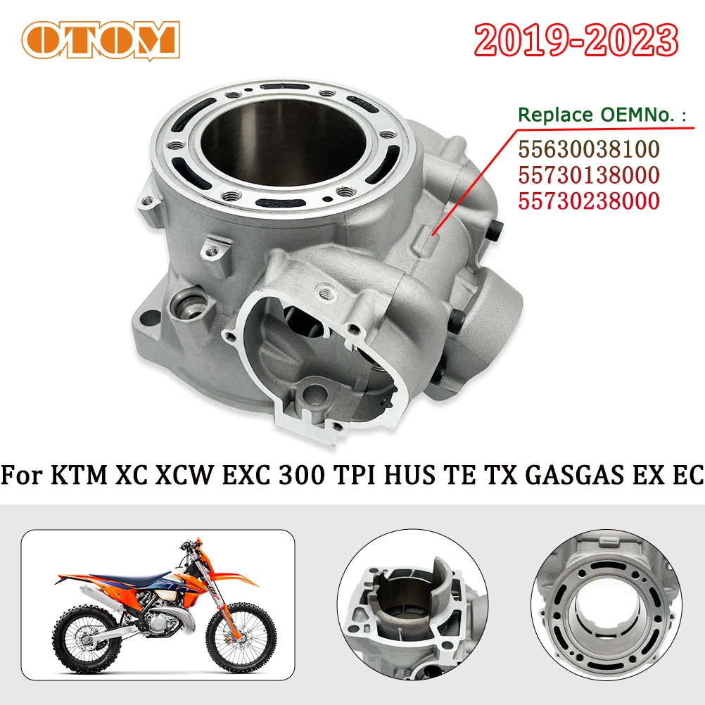 OTOM Motorcycle 72mm Air Cylinder Block For KTM XC EXC XCW 300 TPI 19-23 HUSQVARNA TE TX 300i GASGAS EX EC 300 21-23 Aluminum
