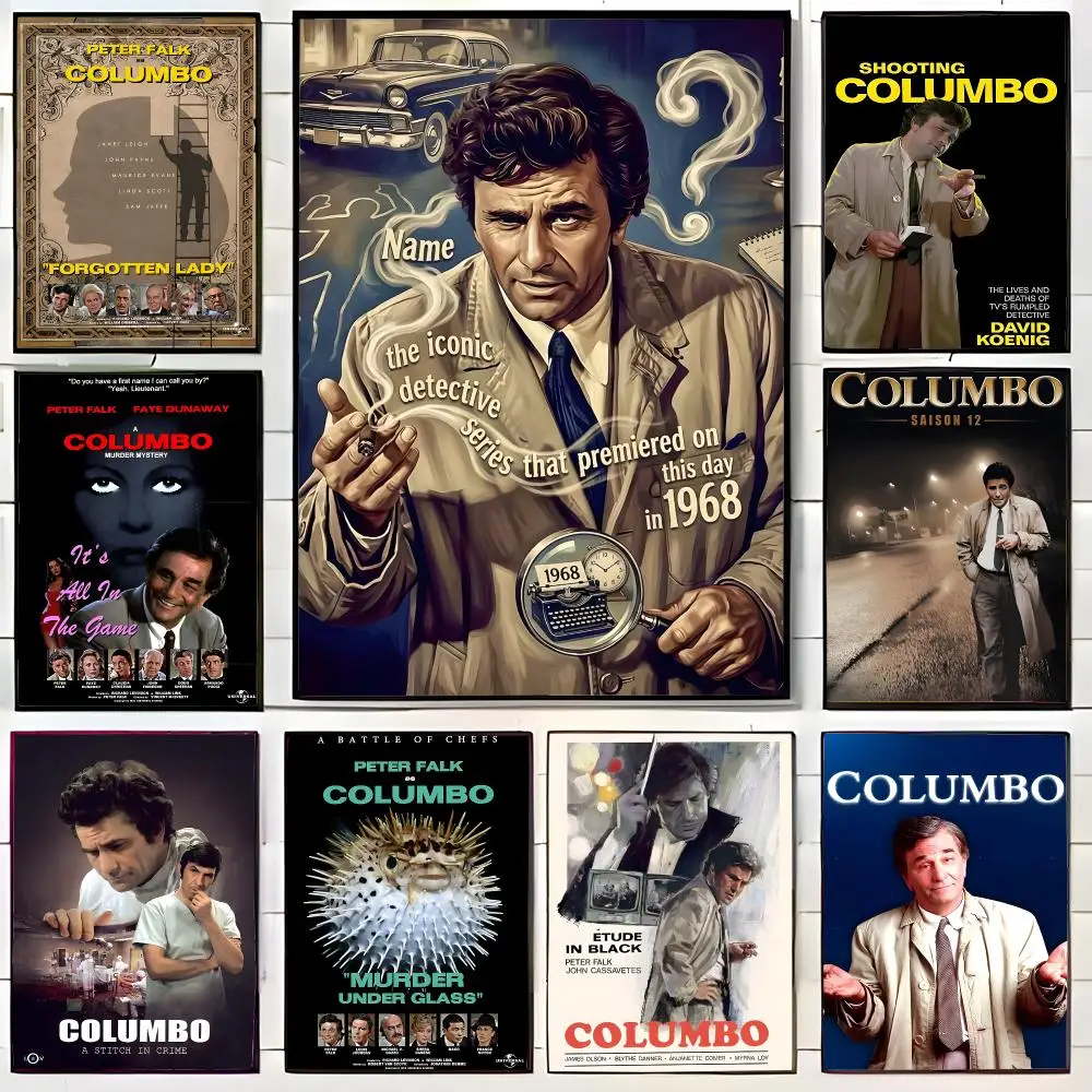 Crime Mystery Series C-Columbo Poster Wall Art Print Decorative Mural Home Decor Gift Unframed