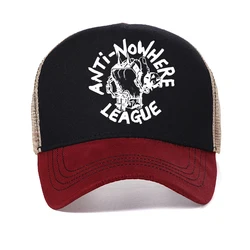 Anti Nowhere League Punk Rock Band baseball cap Men Summer cool mesh trucker hat women Adjustable Hip Hop Hats